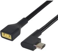 11,0 x 4,5 mm Femelle rectangulaire entrée vers câble d'alimentation 3 Broches Compatible avec Ordinateur Portable Blade Pro 17 et modèle Blade 15 Prend en Charge l'adaptateur de Charge