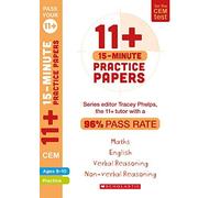 11+ 15-Minute Practice Papers For The Cem Test Ages 9-10