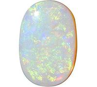 11,25 Ratti / 10,32 carat Multi Fire Opal Pierre précieuse naturelle ovale australienne en vrac avec pierre précieuse certifiée en laboratoire pour homme et femme S-B0C192JK-01
