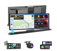 11,26 Pouces Carplay Voiture CarPlay et Android Auto sans Fil Ecran Carplay Voiture avec 1080P Caméra de Recul, Drive Buddy Carplay avec Bluetooth/GPS Navigation/Contrôle de la Voix/Support Style OEM