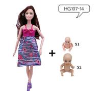 11,5 Pouces De Mode, Multifonctions, Articulations, Grossesse, Bébé Bébé Bébé Princesse Barbie