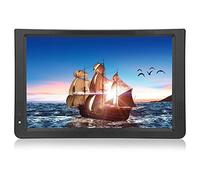 11,6 Pouces TV Portable, LED Petite Télévision avec Deux Haut-parleurs TV Numérique avec 1500mah Batteries Rechargeables et Télécommande pour Chambre, Cuisine, Caravane, Voiture.(Noir)