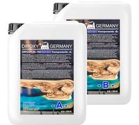 11,60 kg DIPOXY-2K-700EXPERT Résine époxy 2K jusqu'à 15 cm Résine de laminage EP de qualité professionnelle transparente et à faible odeur Résine de coulée époxy UV pour bois, table, sol, aquarium