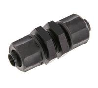11.6x9 Aluminium Raccord droit à emboîter Bulkhead