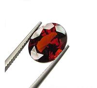 11,87 carat 12,25 Ratti Pierre naturelle gommée pour homme Pierre précieuse hessonite originale pour homme et femme.-B0CGJD8F, Small, Gemme