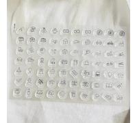 11,9 x 16,0 cm Outil quotidien Objet Objet Outil Transparent Tampons en silicone transparent pour la fabrication de cartes, scrapbooking, album photo, décoration, cartes, journaux, loisirs créatifs