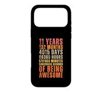 11 Ans et 132 Mois d'un 11e Anniversaire génial Coque pour iPhone 17 Pro Max