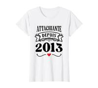 11 ans Idée Cadeau Drole Anniversaire Attachiante Fille 2013 T-Shirt