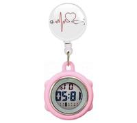 (11)Cabochons en verre Stéthoscope Amour Coeur Infirmière Médecin Hôpital Médical Rétractable Clip Électronique