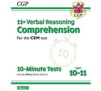 11+ CEM 10-Minute Tests: Comprehension - Ages 10-11 Book 2 (with Online Edition)