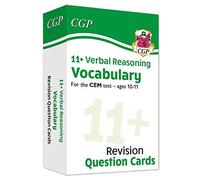 11+ Cem Revision Question Cards: Verbal Reasoning Vocabulary - Ages 10-11