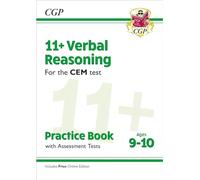 11+ CEM Verbal Reasoning Practice Book & Assessment Tests - Ages 9-10 (with Online Edition)