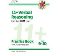 11 CEM Verbal Reasoning Practice Book Assessment Tests Ages 910 with Online Edition by CGP Books Inconnu (Auteur)