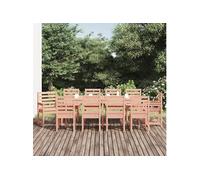 Vidaxl Ensemble À Dîner De Jardin 11 Pcs Bois Massif Douglas