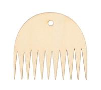 11 dents en bois tissage peigne tapisserie tissage métier à tisser peigne outil bricolage tressé accessoires léger durable lisse Surface taille pratique pour les amateurs de