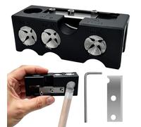 11 en 1 Outil de Pointe de Billard Multifonctionnel, Outil de façonnage de Queue de Billard, Billiard Rod Trimmer avec Lames de Rechange, Clé Hexagonalexpour Remplacer et Formater Queue de Pointe