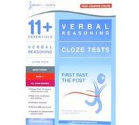11+ Essentials Verbal Reasoning: Cloze 4 (First Past the Post) - [Version Originale] Inconnu (Auteur)
