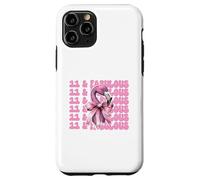 11 & Fabulous Flamingo Birthday 11 Ans Fille Coquette Coque pour iPhone 11 Pro