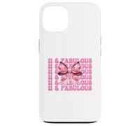 11 & Fabulous Flamingo Birthday 11 Ans Fille Coquette Coque pour iPhone 13