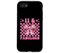 11 & Fabulous Flamingo Birthday 11 Ans Fille Coquette Coque pour iPhone SE (2020) / 7/8