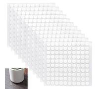 11 Feuilles Autocollant Scratch Autocollant Double Face Rond 10mm Pastille Autocollant Rond Adaptées Aux Ballons Décorations De Vacances Bricolage Papier Verre Métal