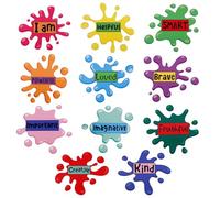 11 Feuilles Autocollants de Sol avec Citations Inspirantes, Motivation Autocollants de Sol Colorés Autocollants Muraux avec Dictons Positifs pour Salle De rèche École Chambre