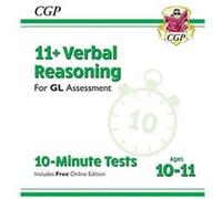 11 GL 10Minute Tests Verbal Reasoning Ages 1011 Book 1 with Online Edition by CGP Books Inconnu (Auteur)