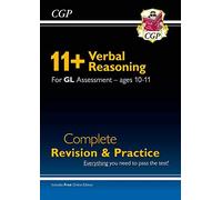 11+ Gl Verbal Reasoning Complete Revision And Practice - Ages 10-11 (With Online Edition)
