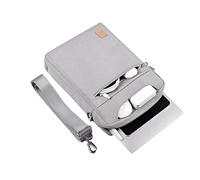 11 Inch Tablet Sleeve Case Lightweight Laptop Bag Water-Resistant Nylon Fabric Electronic Accessories with Shoulder Strap iPad Carry Case Tablet Sleeve Bag for iPad Pro/iPad Air/iPad mini, Gris