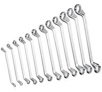 Mannesmann Jeu de 12 clés polygonales M 140-12 Chrome Vanadium 6 à 32 mm