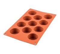 11 MINI MUFFIN - MOULE SILICONE D5/H2.8CM - Silikomart - Orange - Silicone Orange G