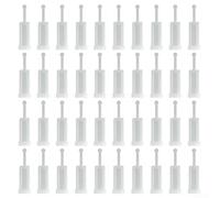 11 mm de diamètre pour crépines - Spray HVLP à alimentation par gravité, kit de 40 filtres blancs à monter soi-même, compatible avec les outils de peinture de maille de finition automobile