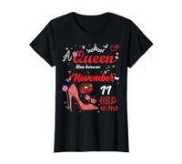 11 Novembre Anniversaire Cette Reine est née Le 11 Novembre T-Shirt