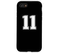 11 Number Eleven Team Sports Graphic Design Varsity Matching Coque pour iPhone SE (2020) / 7/8