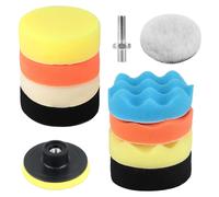 11 Pcs 76mm Car Polishing Sponge Angle Grinder Drill Cordless Driver Polisher Polishing Pad Car Polishing Pad Car Polishing Pad
