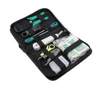 11 pices kit doutils de rparation rseau RJ45 RJ11 testeur de cble et pince sertir PZCC