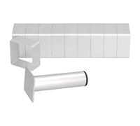 11 pièces ensemble de moules à gâteau, moule à gâteau de lune en aluminium emporte-pièce pâtisserie moule à fondant outil de cuisson avec poussoir pour (Rectangle)