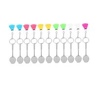 11 pièces porte-clés de badminton avec raquettes et volants porte-clés de sport légers pour pendentifs de sac breloques de sac à main cadeaux de fête accessoires créatifs pour les joueurs de badminton