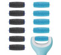 11 Pièces S-choll Rouleaux de Remplacement，Comprend 6 têtes de rechange extra grossières et 5 têtes de rechange grossières standard compatibles avec S-choll Velvet Smooth