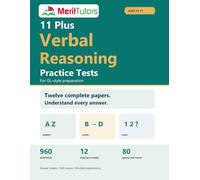 11 Plus Verbal Reasoning Practice Tests: Twelve complete papers