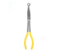 11 pouces 45/90 degrés extra long nez pinces pointe incurvée ou pointe en forme de pince outil de réparation manuelle pour les outils (en forme de O)