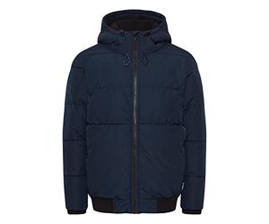 11 Project PRDupree Veste matelassée mi-saison pour homme avec poignets côtelés et capuche Coupe droite, Insignia Blue (194010)., L