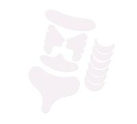 11 Rides De Front En Silicone Réutilisables Patches Pour Une Peau Lisse Design Respirant En Silicone Anti-ride Patches