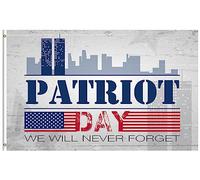 11 Septembre Patriot Day We Will Newer Forget 9 Avec Usa Drapeau De Cour 90X150Cm Résistant Aux Intempéries Drapeaux De Jardin Personnalisée Décoration Bannière Pour Dortoirs Ferme Vacances