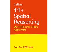 Collins – 11+ Raisonnement spatial : Tests d'entraînement rapides 9-10 ans (Année 5) pour CEM 2025