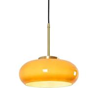 11 Suspension en Verre De Lait Blanc Au-Dessus De L’évier De Cuisine Chrome Lampe Suspendue Au Plafond du Milieu du Siècle Orange Verre Or Lustre Moderne Nordique, Orange Gold Pole