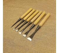 11 taille 0.3-6cm couteau plat en bois à la main ciseaux à bois pour la sculpture d'outils vierges, 1cm, 23cm