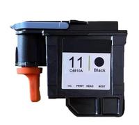 11 Têtes D'impression C4810A C4811A C4812A C4813A Compatibles Avec HP 500, 800, 510, 100, 110, 111, 120, 1000, 1100, 1200 Les Imprimantes(Black)