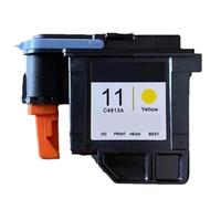 11 Têtes D'impression C4810A C4811A C4812A C4813A Compatibles Avec HP 500, 800, 510, 100, 110, 111, 120, 1000, 1100, 1200 Les Imprimantes(Yellow)