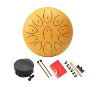 11 tonalités - Petite languette en acier - Instrument de percussion - Tambour essentiel pour méditation, guérison, concert